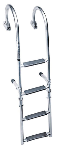 4 STEP STAINLESS BOARDING LADDER
