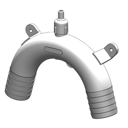 VENTED LOOP 1" WHITE