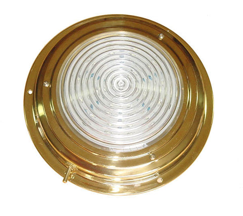 Polished Brass LED Dome light 4",