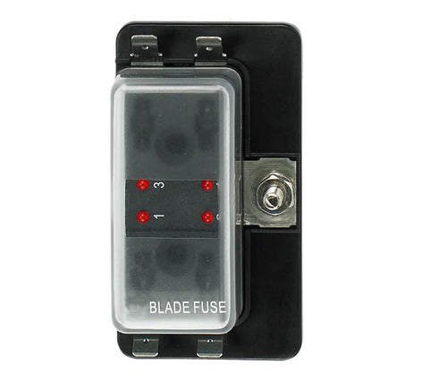 12 Volt Ato Style Fuse Blocks W/ Led Indicator 4 Gang