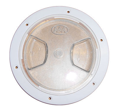 DECK PLATE,CLEAR LID 6"