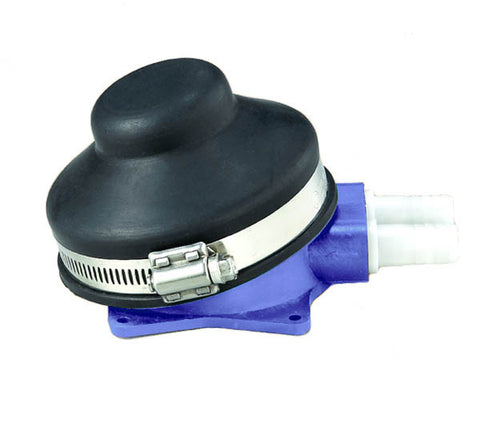 Foot operated fresh or salt water pump