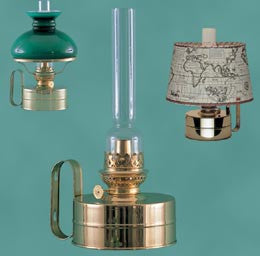 GALLEY LAMP OIL BRASS