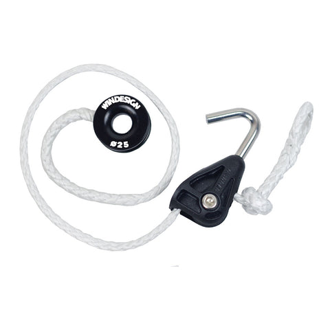 EX1348 - Optimist Halyard system with low friction ring