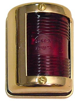 NAV LIGHT,PORT     BRASS