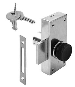 DOOR LOCK,SS316 W/PL/KNOB