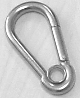 Stainless steel carbine Snap Hook 60mm