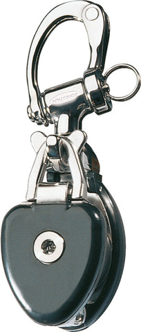 SNATCH BLOCK,WITH TRUNNION, ROLLER BEARING