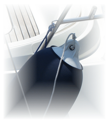 ROLLNECK Fender Cover Small - Navy. Per Foot.