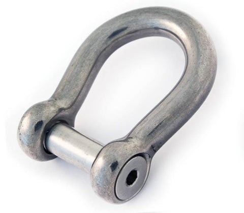 SHACKLE,BOW HEX PIN 1/4"