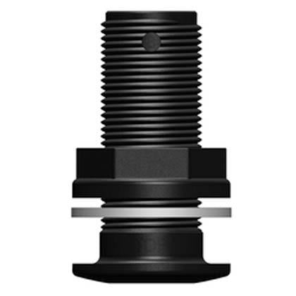 THRUHULL,GRP 3/4" NPS Black