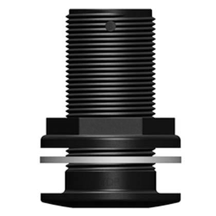 THRUHULL,GRP 1-1/4" NPS Black