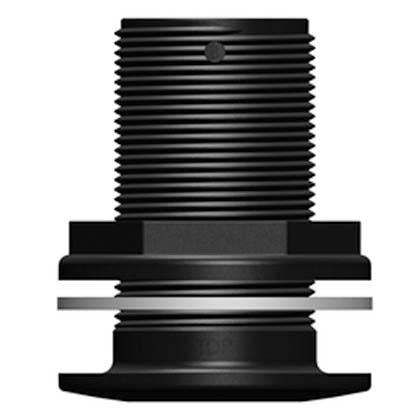 THRUHULL,GRP 1-1/2" NPS Black