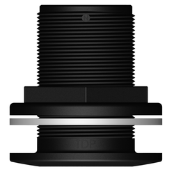 THRUHULL,GRP  2" NPS Black