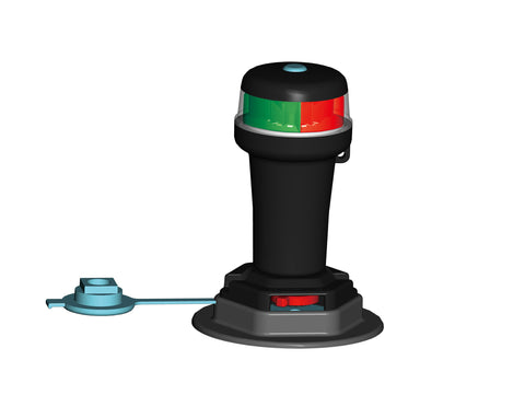 PORTABLE NAV LIGHT With Stick-On Base for Inflatables