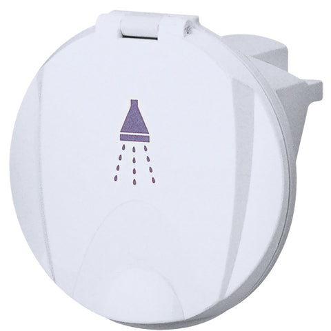 CASE,W/SHOWER HEAD WHITE