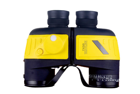 Waterproof Binoculars with Compass 7x50