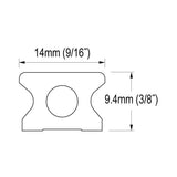 Series 14 Ball Bearing Traveler Track, 1-3m