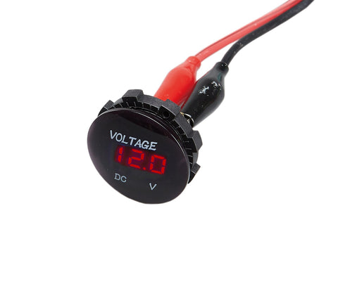 VOLTMETER,RED LED SCREEN