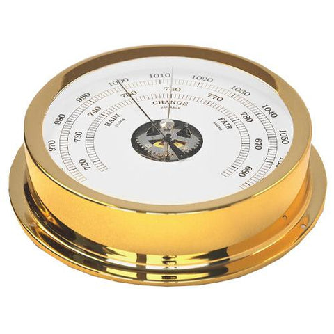 BAROMETER, GOLD PLATED