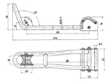 BOW ROLLER,SWING ARM