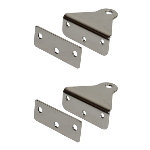 TRANSOMFITTINGS WITH BACKPLATE (SET)