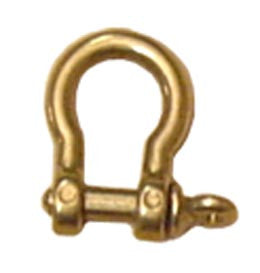 SHACKLE,BOW BRASS    4mm