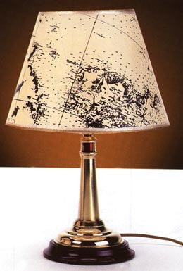 LAMP,TABLE  WOODEN BASE